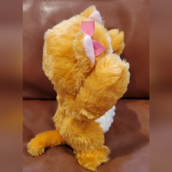 8 inch Fur Real Friends Peek A Boo Orange Cat Interactive Toy Works - Picture 4 of 11